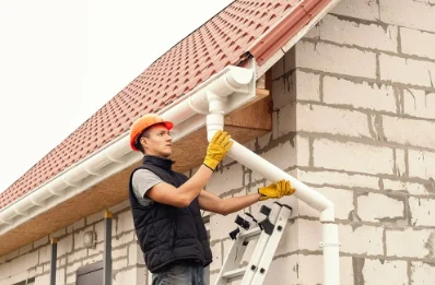 Pose et remplacement de gouttières à Semussac